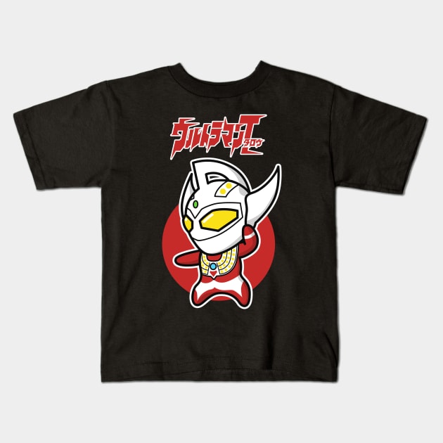 Ultraman Taro Chibi Style Kawaii Kids T-Shirt by The Toku Verse